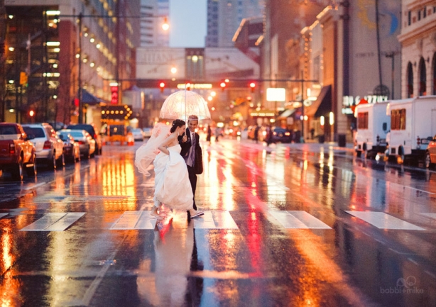 “They say rain on your wedding day is a blessing”